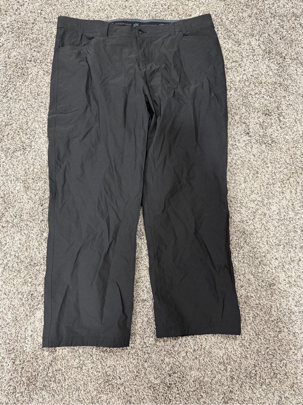 ZeroXposur Men's Black Stretch Chino Pants